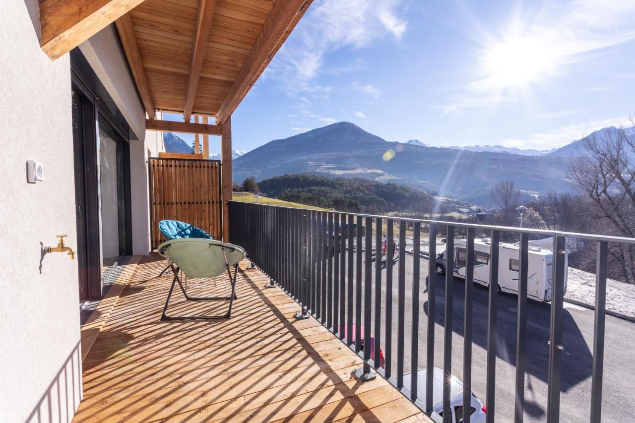 Appartamento Au Calme Des Sommets - Vue Montagne Embrun Esterno foto